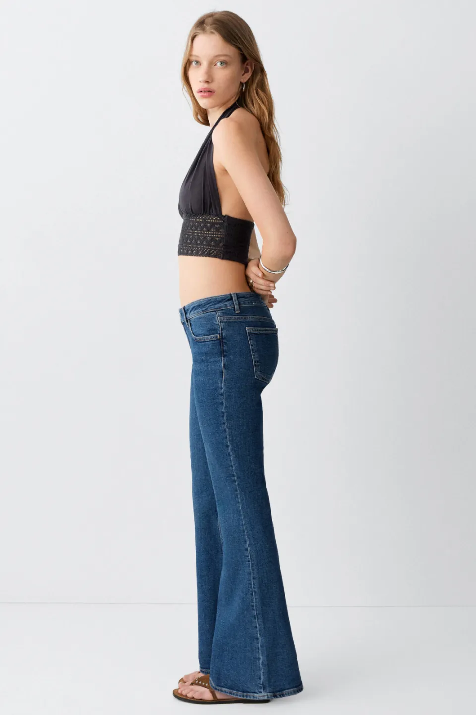 Mango TEEN flared jeans - mediumblauw, foto 4