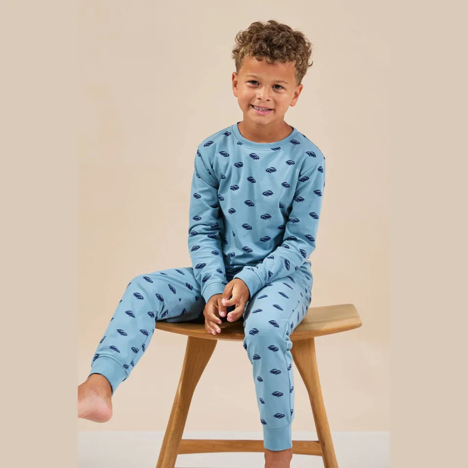 Little Label pyjama met print blauw