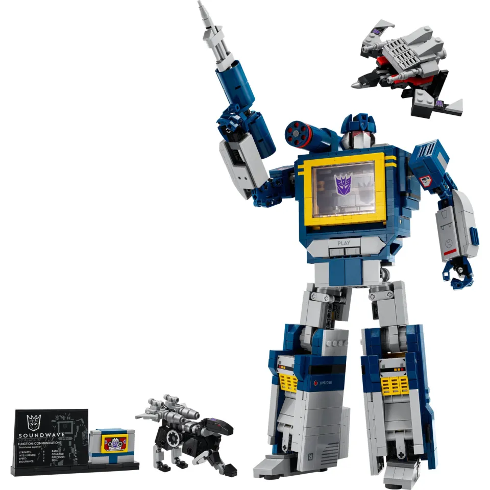 Lego Icons Transformers: Soundwave 10358, foto 2