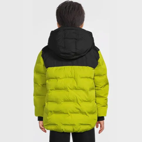 Me & My Monkey gewatteerde heatseal puffer jas groen, foto 5