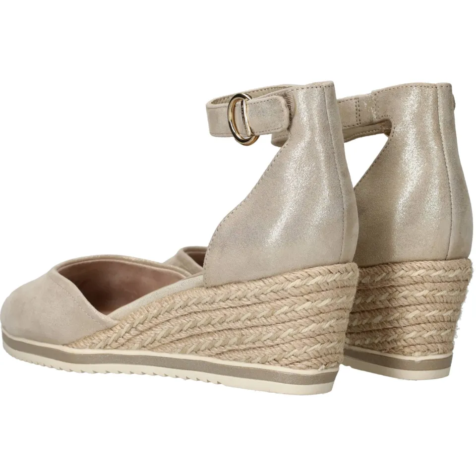 Tamaris espadrille sandaal goudkleur, foto 5