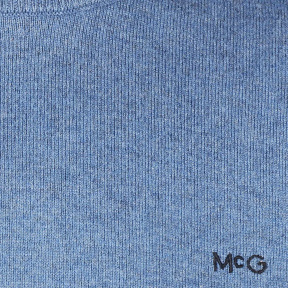McGregor katoenen regular fit gebreide trui - vintage blue, foto 6