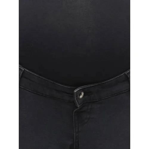 Only MATERNITY OLMMADISON zwangerschaps wide leg jeans - zwart, foto 4