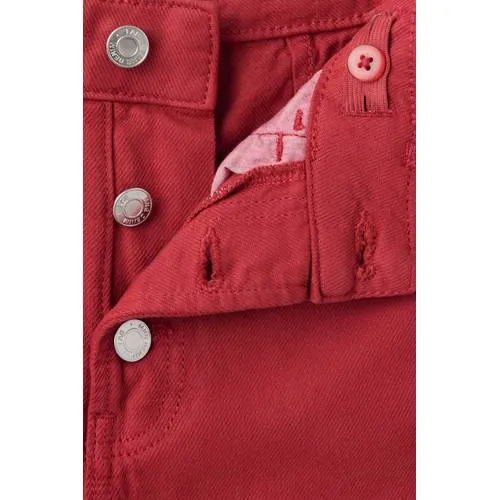 Mango Kids wide leg jeans - rood, foto 3
