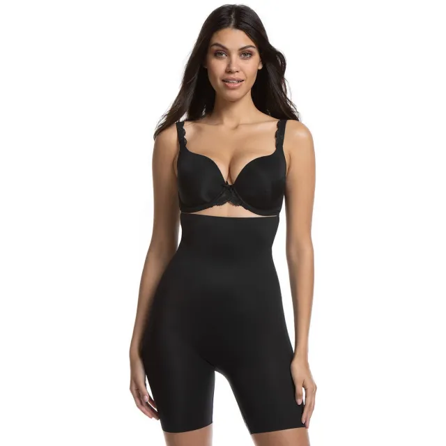 MAGIC Bodyfashion seamless medium corrigerende short Maxi Sexy Hi Bermuda zwart