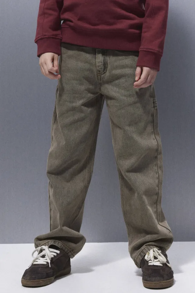 NAME IT KIDS NKMRYAN straight leg jeans medium brown denim, foto 3