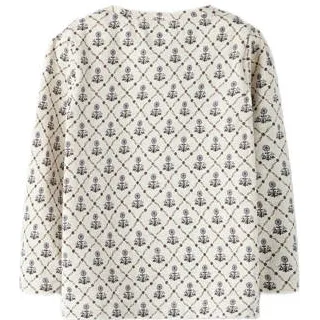 NAME IT MINI longsleeve all over print ecru, foto 3