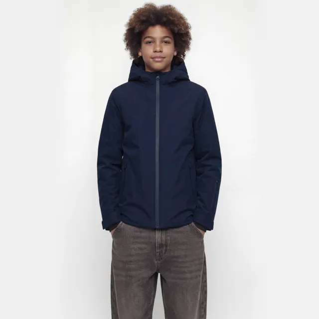 Jack & Jones gewatteerde winterjas donkerblauw