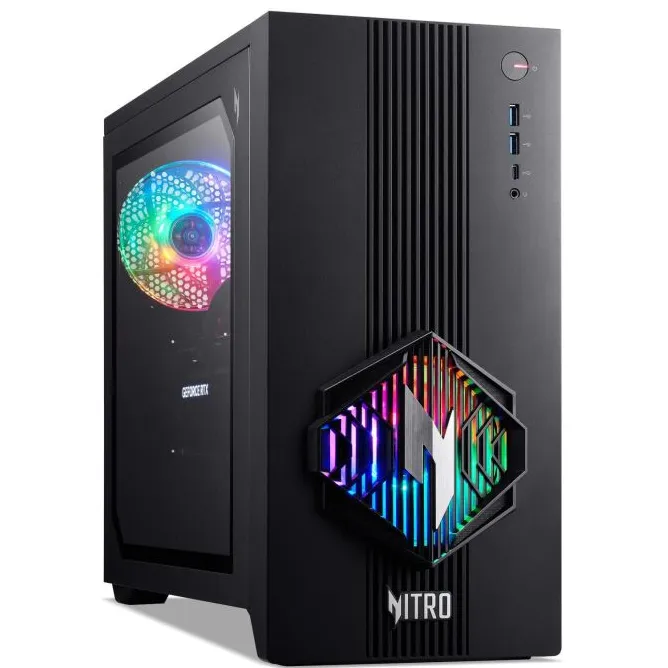Acer Nitro N30-100 AR7970 desktopcomputer zwart, foto 2