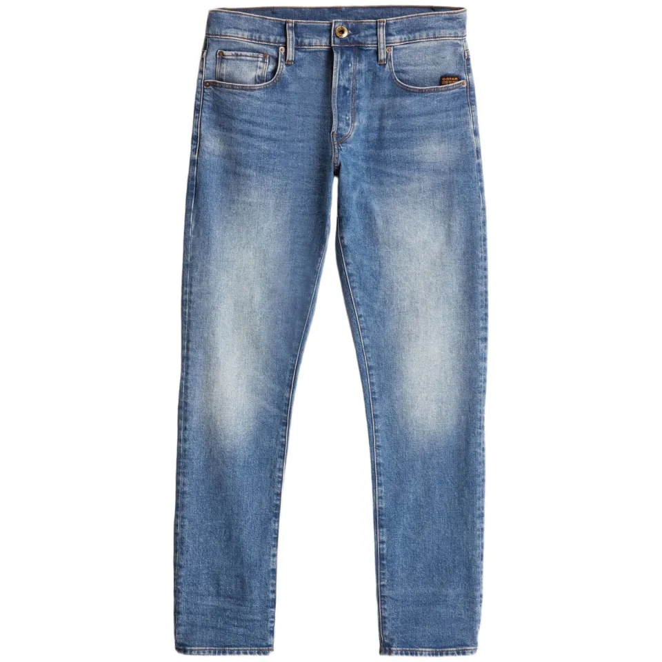 G-Star Raw G-STAR 3301 straight tapered fit jeans worn in azure blauw, foto 2