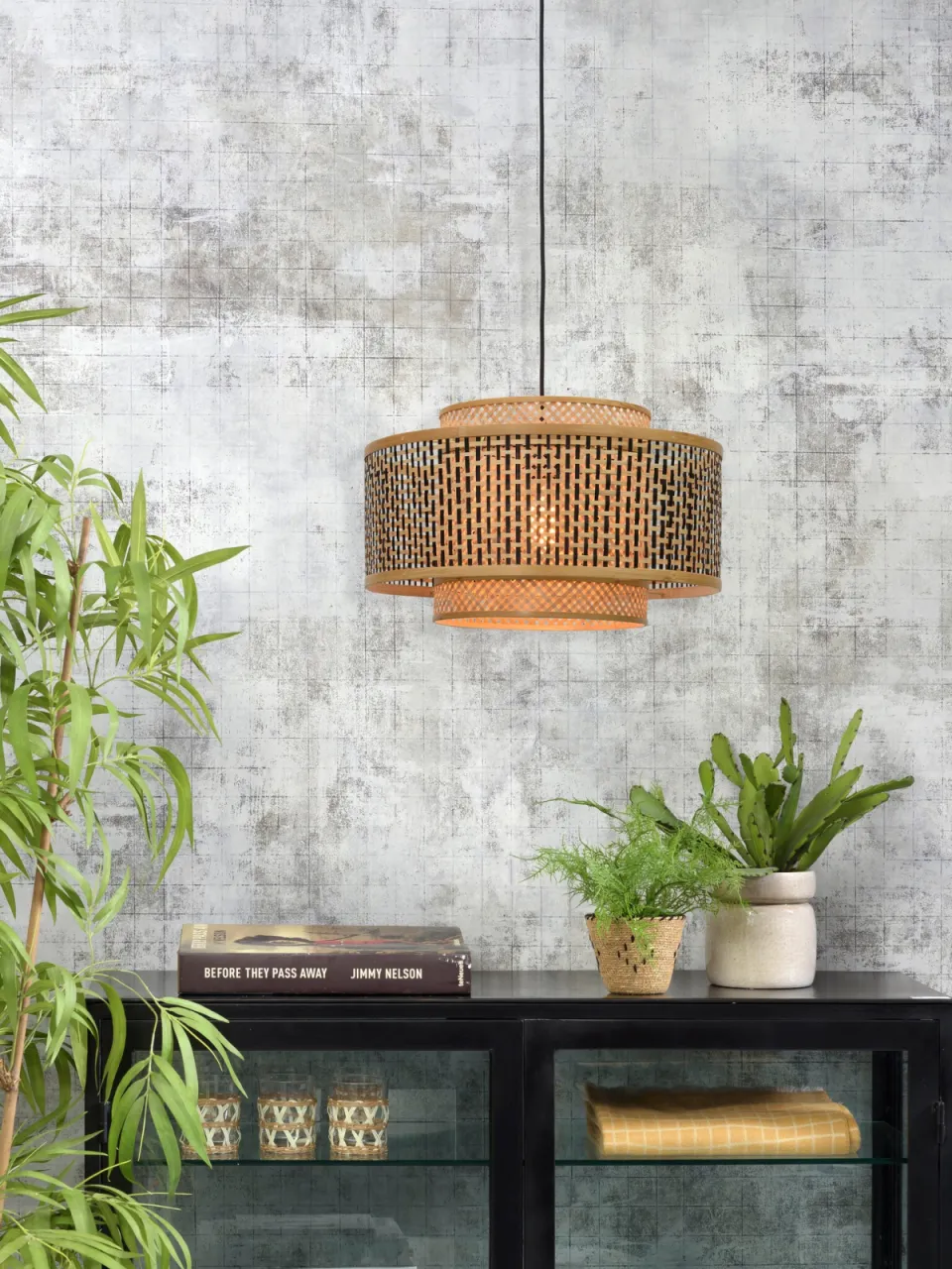 Good&Mojo Bhutan hanglamp bamboe naturel, foto 2