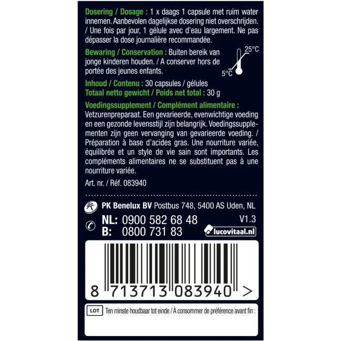 Lucovitaal Omega-3 375mg DHA & EPA, foto 6