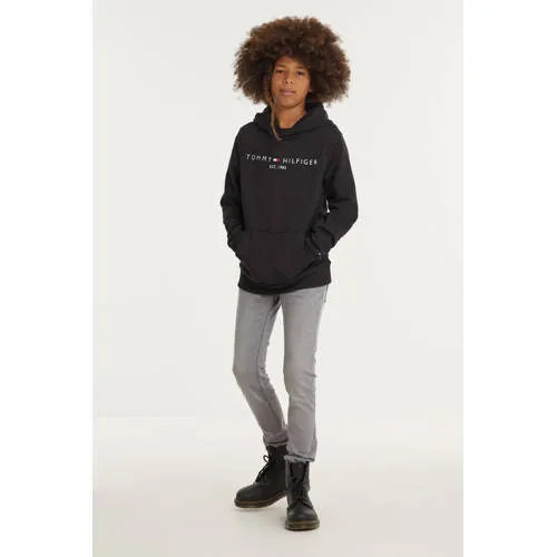 Tommy Hilfiger unisex hoodie met logo zwart, foto 4