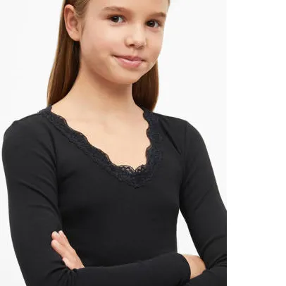 s.Oliver longsleeve met V-hals zwart, foto 6