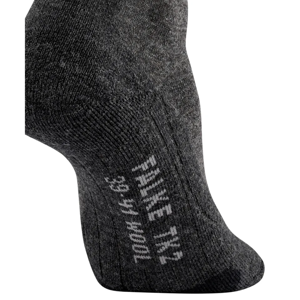 Falke TK2 Wool wandelsok antraciet, foto 5