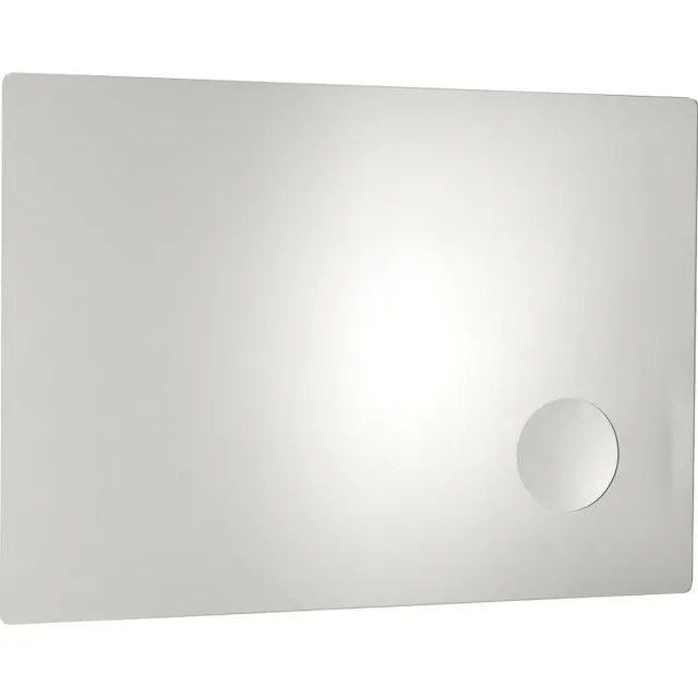 Sapho Badkamerspiegel Sapho Rechthoek 100x70 cm met Cosmetica Spiegel Aluminium