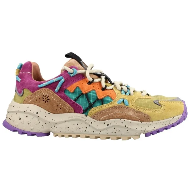 Flower Mountain Yamabushi sneakers geel Olijfgroen
