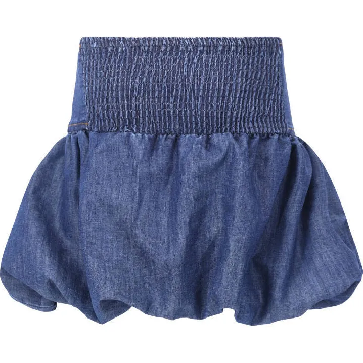 Retour Jeans korte spijkerrok donkerblauw dark indigo, foto 3