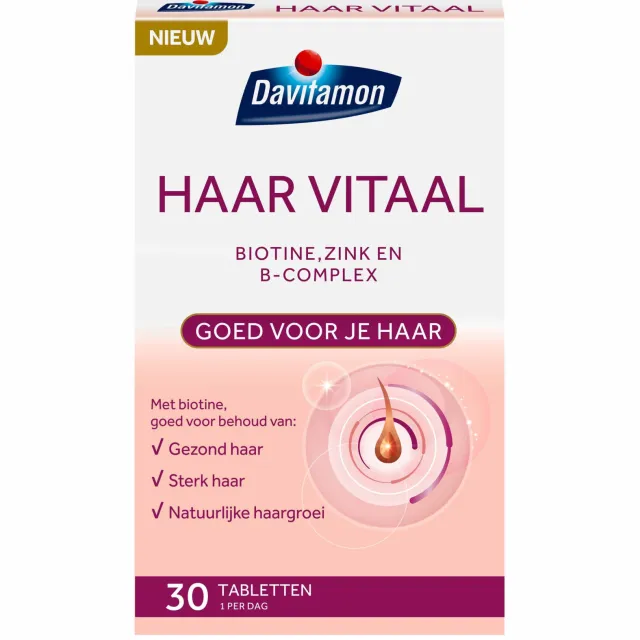 Davitamon Haar Vitaal tabletten - 30 stuks