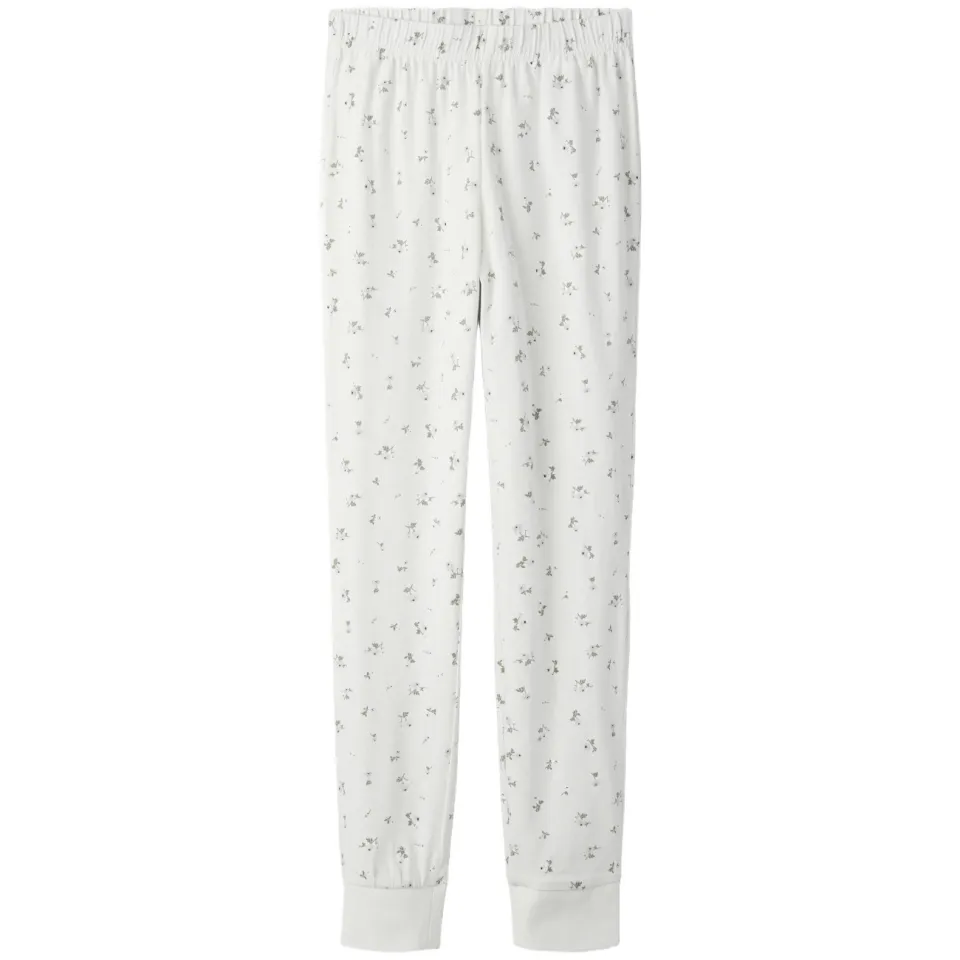 NAME IT KIDS pyjama met bloemen print ecru, foto 3