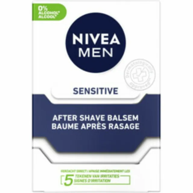 Nivea 1+1 gratis: NIVEA Men Aftershave Balsem Sensitive 100 ml