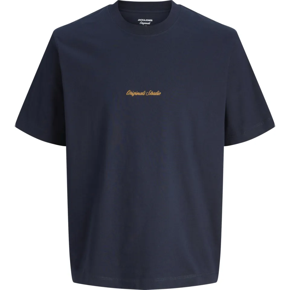 Jack & Jones T-shirt met tekst donkerblauw, foto 2