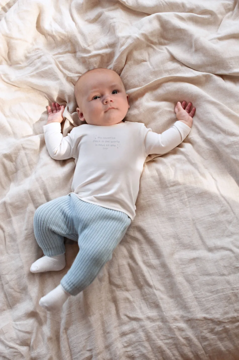 Feetje longsleeve The Magic is in You ecru, foto 7