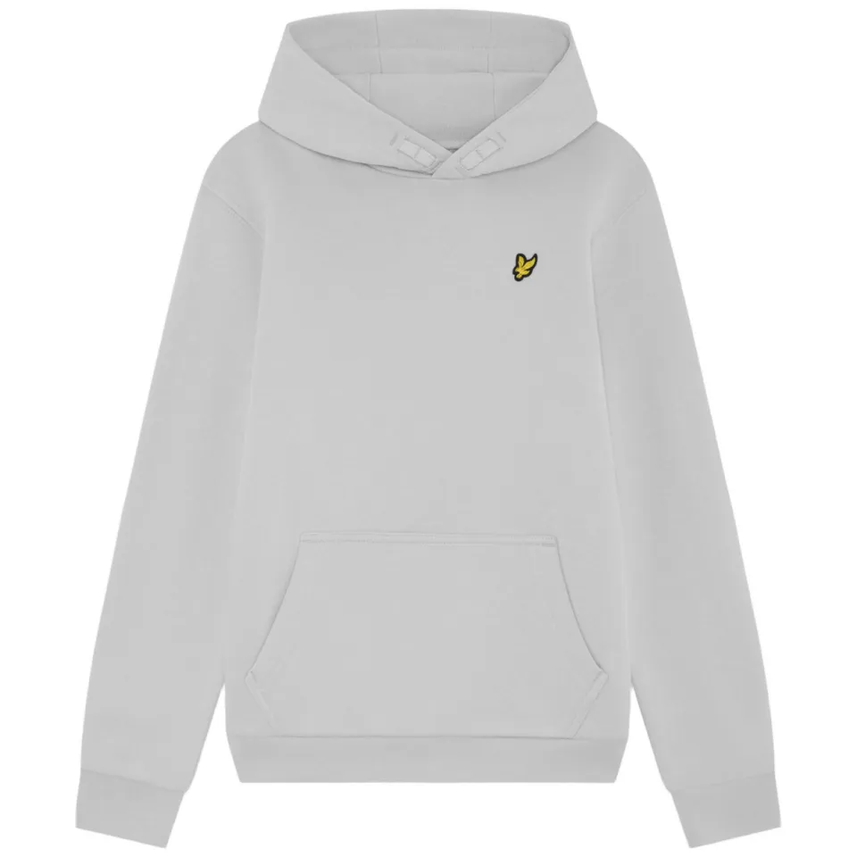 Lyle & Scott Jongens Truien & Vesten Brush Back Pullover Hoodie - Lichtgrijs, foto 2