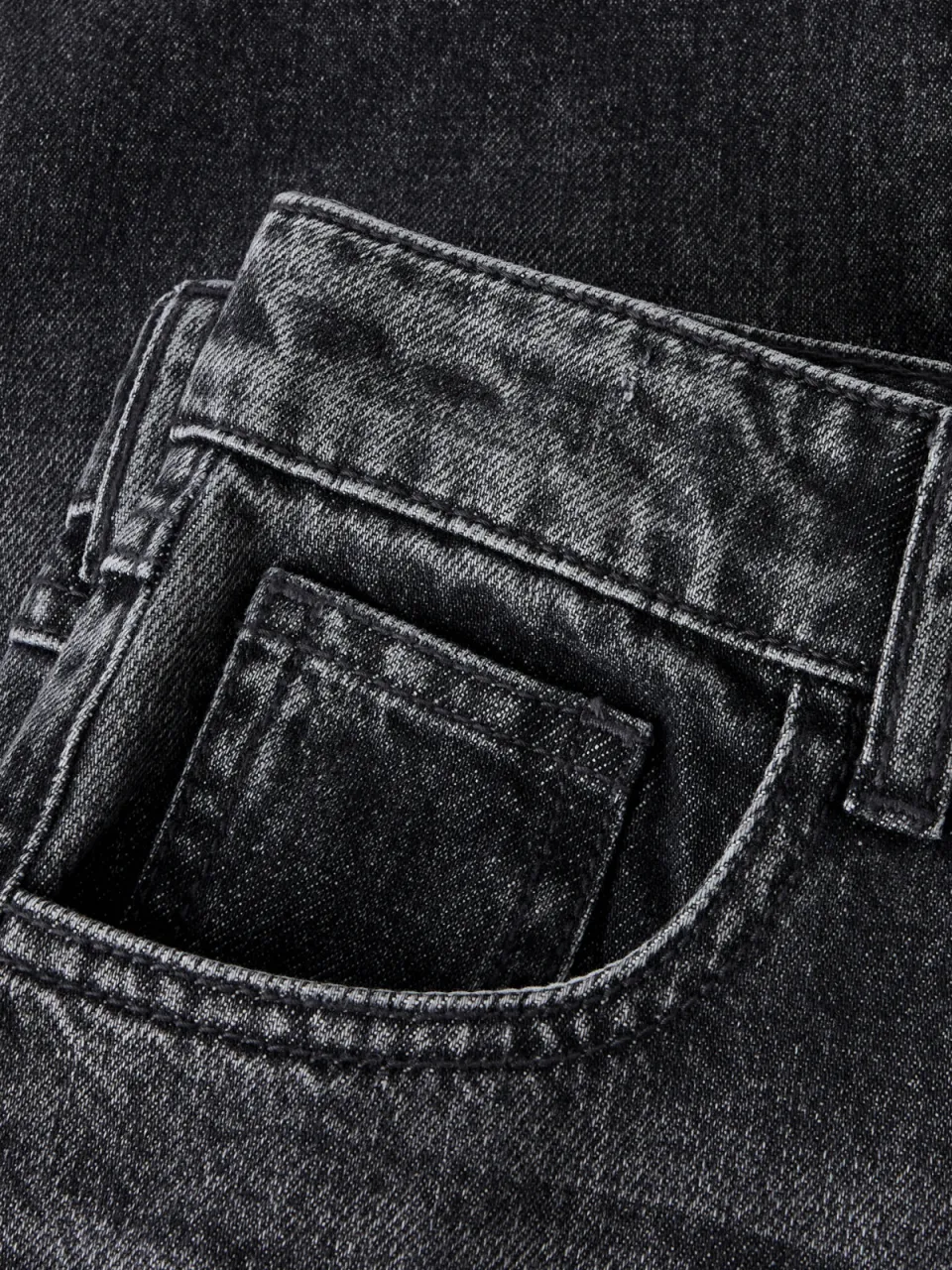 NAME IT KIDS NKMBEN wide leg jeans - zwart, foto 6