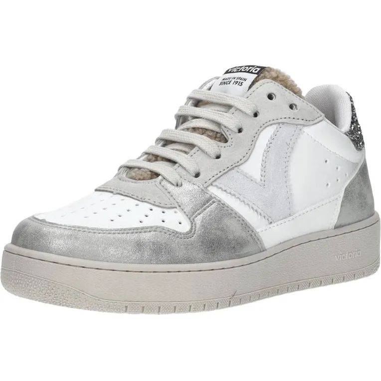 Victoria lage sneakers zilver, foto 3