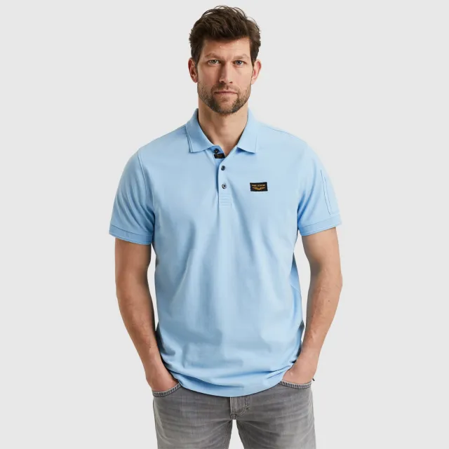 PME Legend polo Lichtblauw