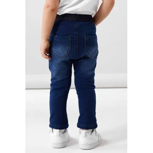 NAME IT MINI NMFSALLI slim fit jeans - donkerblauw, foto 2