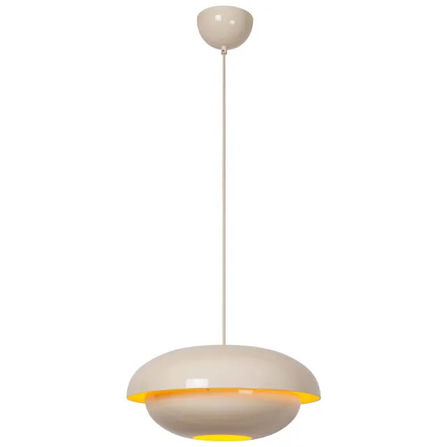 Lucide YOUNES - Hanglamp - Ø 40 cm - 1xE27 - Beige | Essential