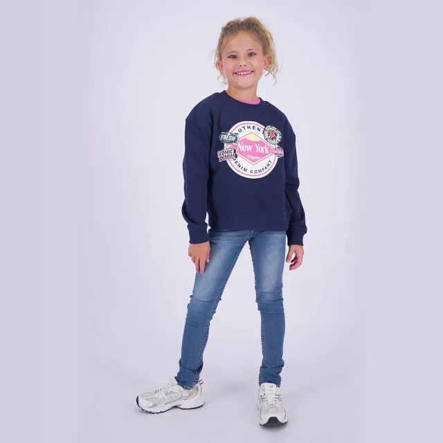 Vingino sweater met print - donkerblauw