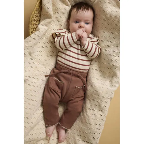 Lil' Atelier joggingbroek bruin, foto 3