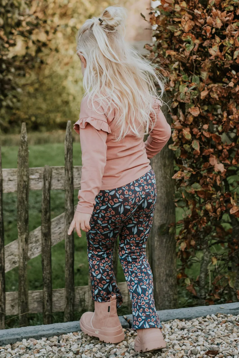 Koko Noko longsleeve met ruches roze, foto 5