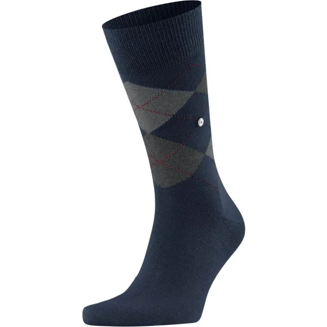 Burlington Edinburgh sokken marineblauw, foto 2