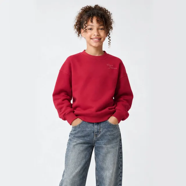 Cars sweater met logo - donkerrood