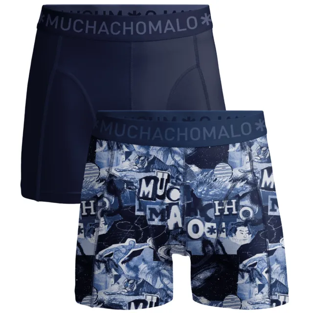 Muchachomalo Heren 2-pack Boxershorts Veelkleurig
