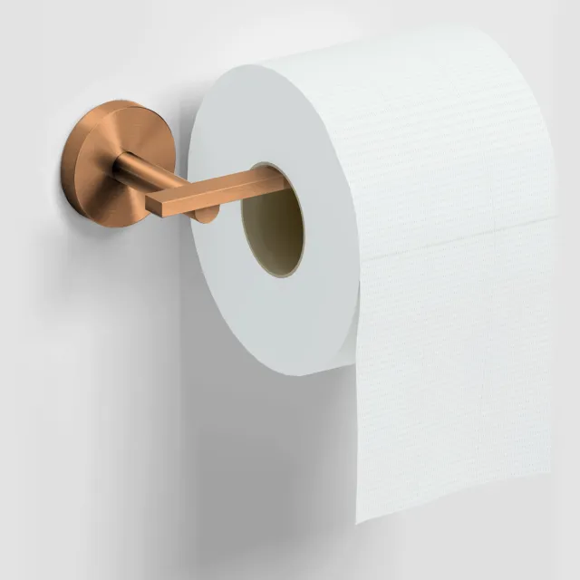Clou Flat toiletrolhouder L-vorm brons