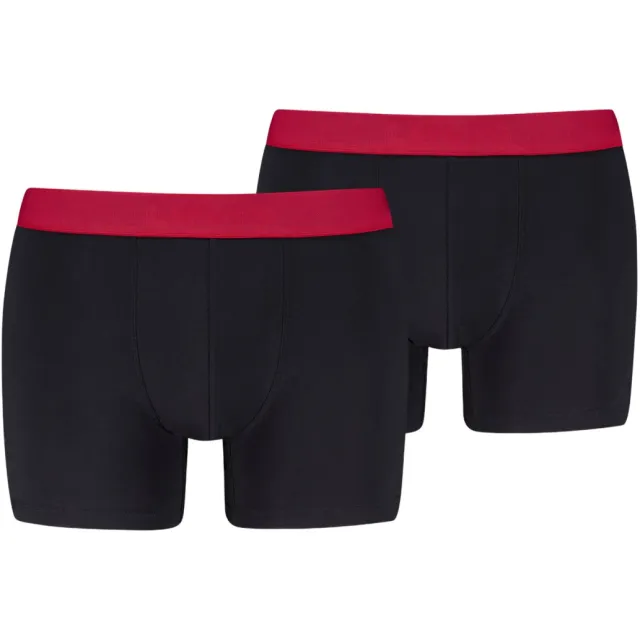 Levi's boxershorts - zwart (set van 2)