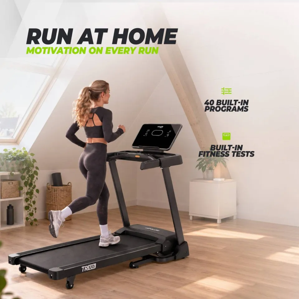 Virtufit loopband TR-100i zwart/groen, foto 6