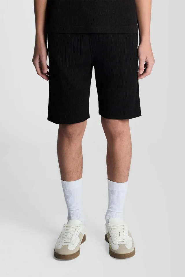 Lyle & Scott Waffle Short zwart, foto 3