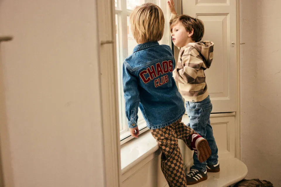 Daily7 denim overhemd lichtblauw Medium denim