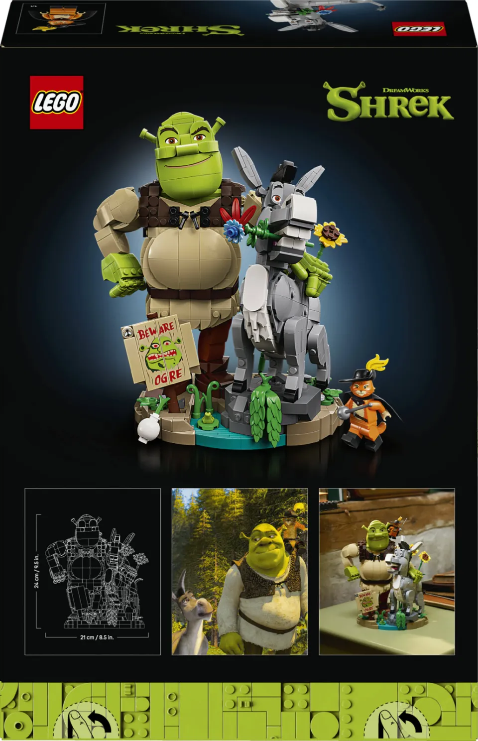 Lego Shrek: Shrek, Ezel en de Gelaarsde Kat Film Set 72423, foto 3