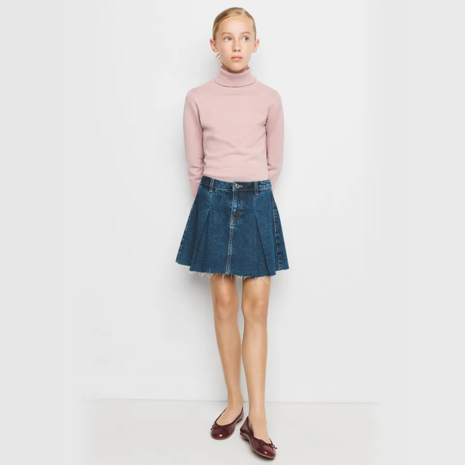 Mango Kids katoenen coltrui - lichtroze, foto 5