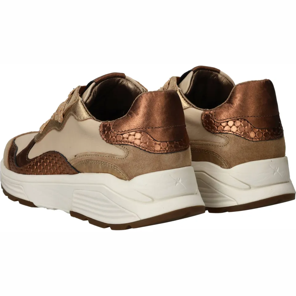 Xsensible Rainbow Stretchwalker GX Sneakers Dames Beige, foto 3