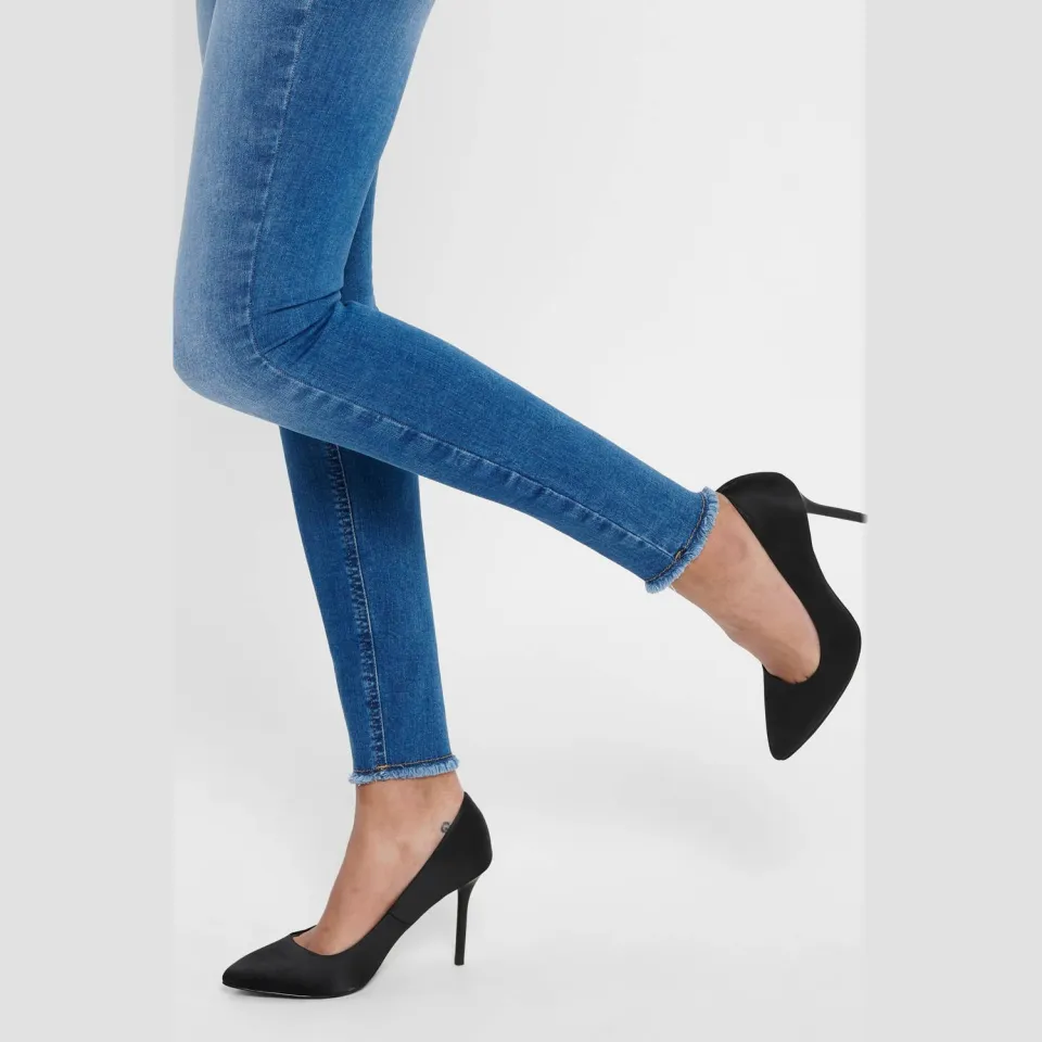 Only skinny jeans ONLBLUSH blue medium denim regular, foto 4