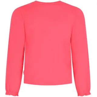 B.Nosy Tonia rechtvallende longsleeve met print koraalrood, foto 2