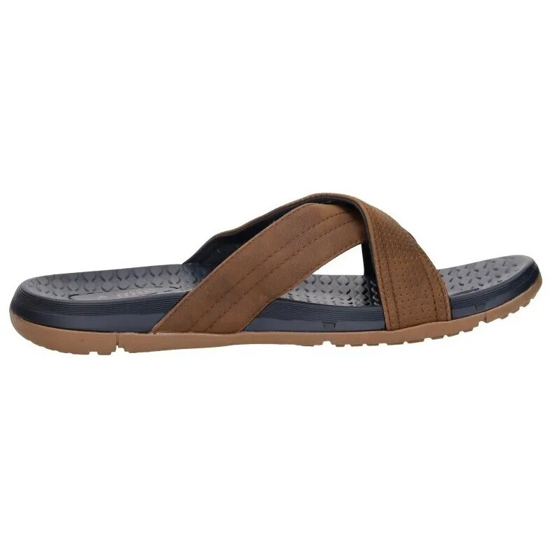 Sub55 open teen slipper cognac